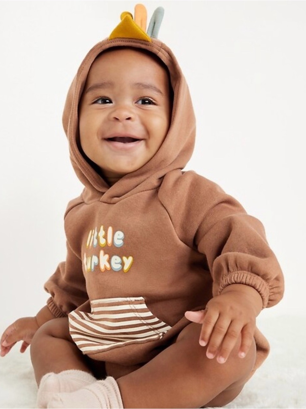 Old Navy Little Turkey One Piece Baby Romper 12-18M NEW